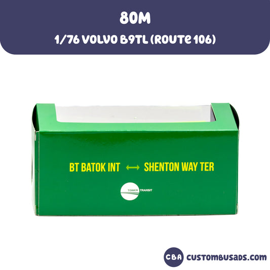 1/76 Volvo B9TL Lush Green (106)
