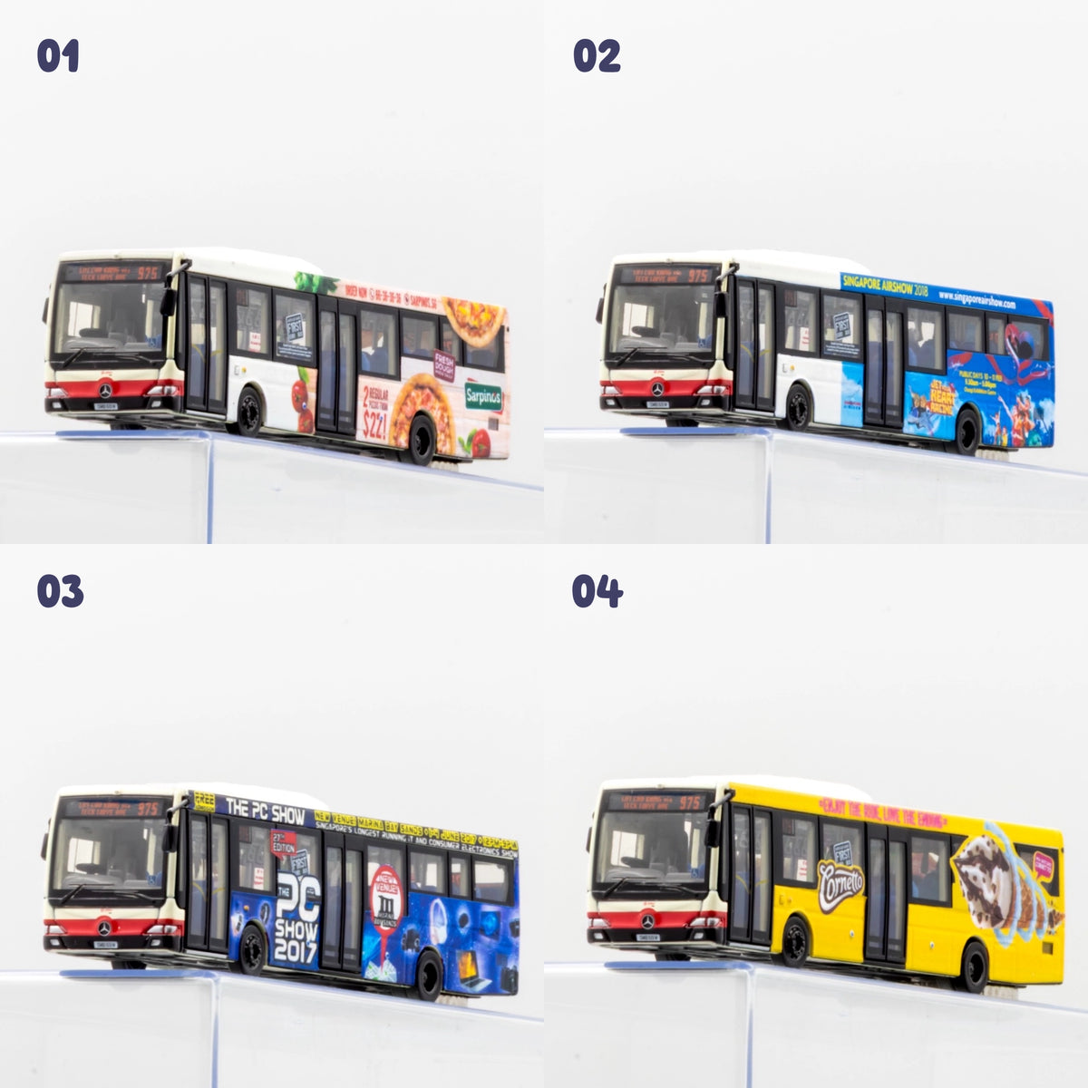 1/110 Mercedes-Benz OC500LE (SMRT Red)