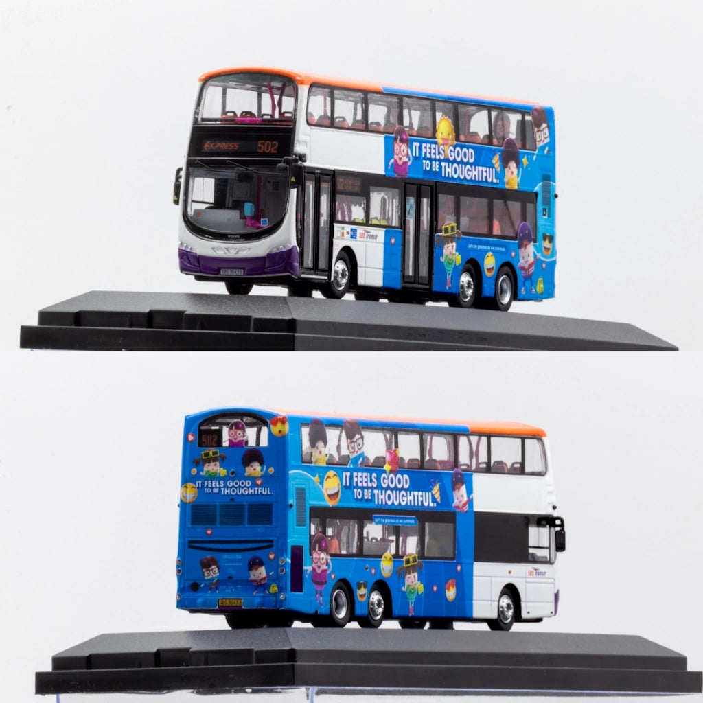 1/76 Volvo B9TL (SBST Livery)