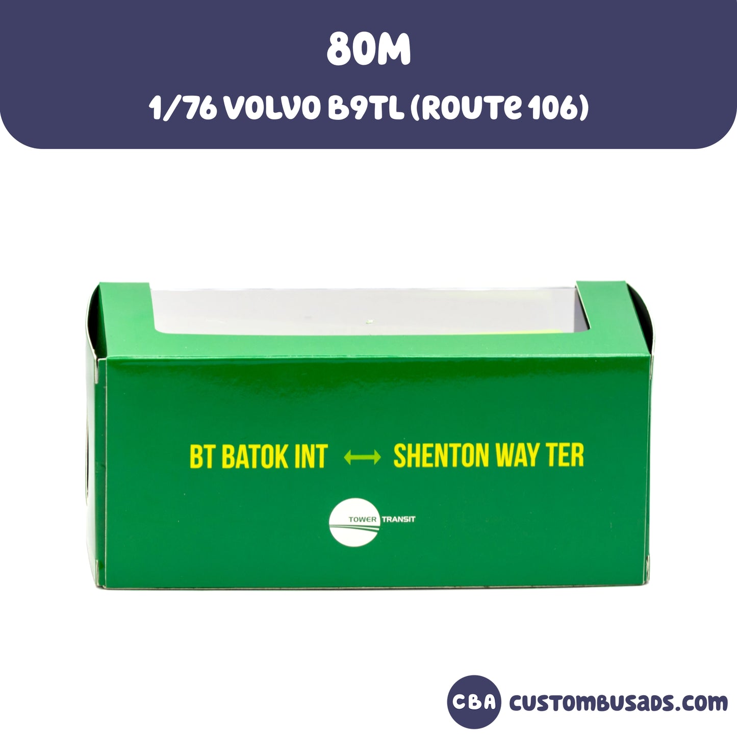 1/76 Volvo B9TL Lush Green (106)